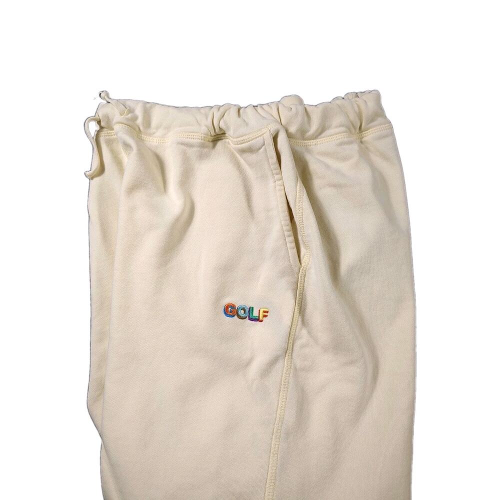 Golf Wang Multi Color 3D Logo Sweatpants Mens M Cream Tyler The Creator Jogger